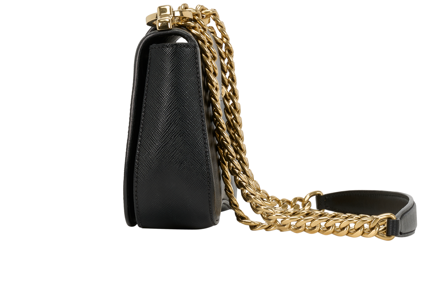 Small Sidonie, &pound;850, Handbags, Black, Leather, Bottom view